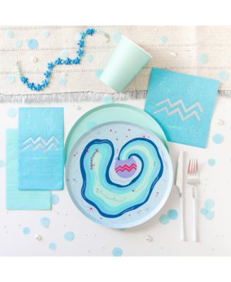 Zodiac Themed Paper Party Dinner Plates, Set of 8