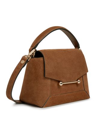 Mosaic Nano Leather & Suede Top Handle Bag