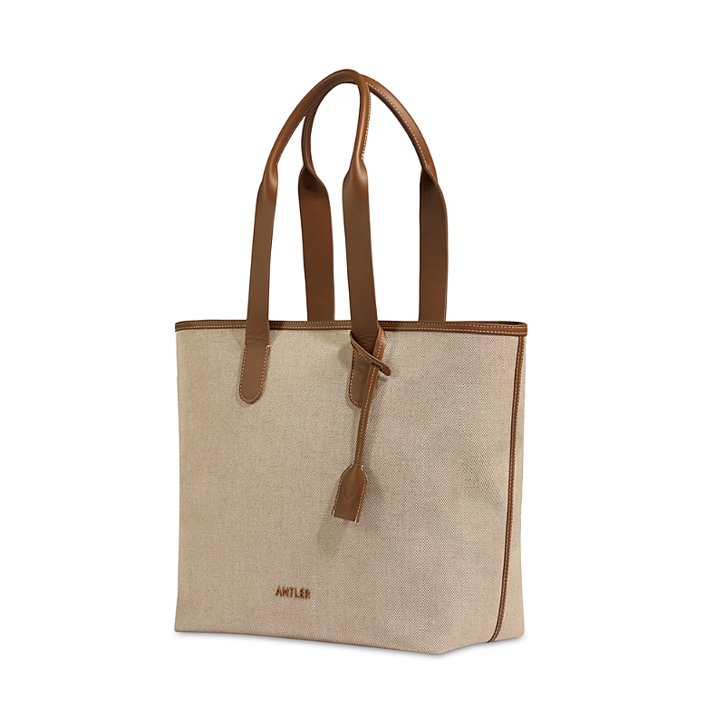 Antler Heritage Tote Bag In Brown