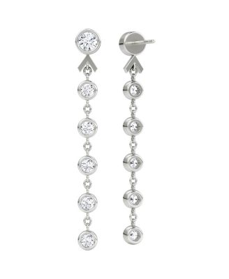 Arrow Drop Earring in 14K Gold, 1.5ctw Round Brilliant Lab Grown Diamonds