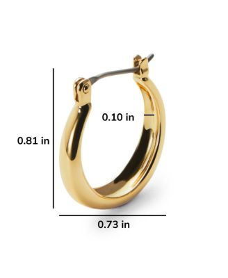  Venus Endless Gold Hoop Earrings
