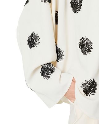 Beaded Open Front Kimono