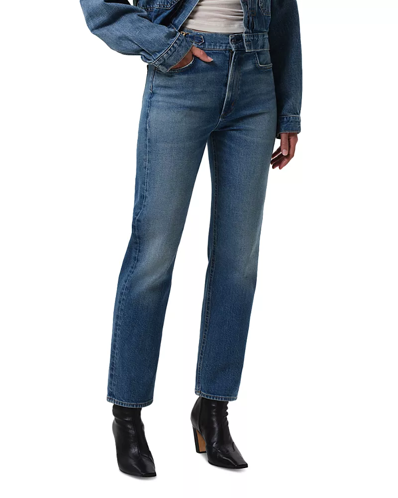 Citizens of Humanity Blaine Vintage High Rise Straight Leg Jeans in Alma