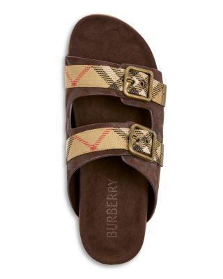 Women's Urchin Check Slide Sandals 