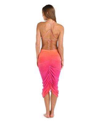  Ombre Illusions Convertible Midi Skirt