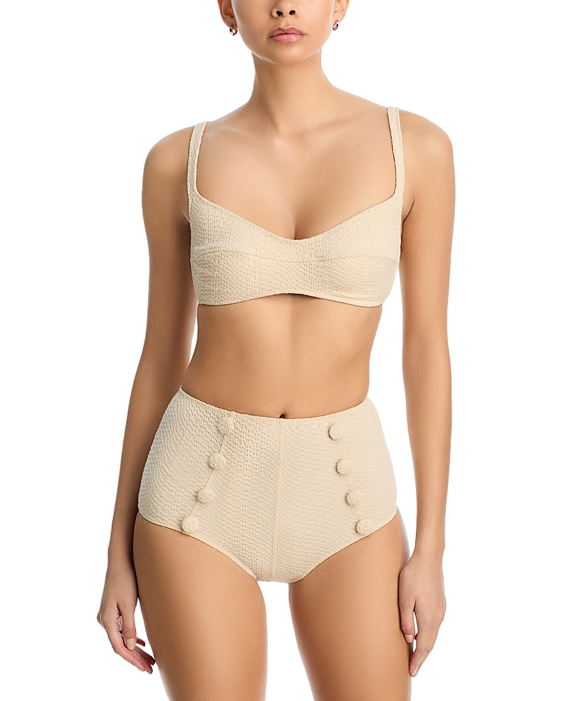 Lisa Marie Fernandez Balconette & High Waist Bikini Set