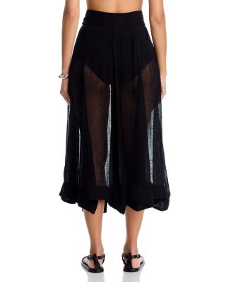 Tie Waist Cover-Up Skirt