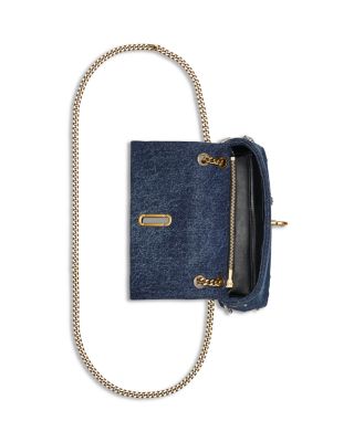 The Trinket Charm Denim Dual Chain Mini Bag