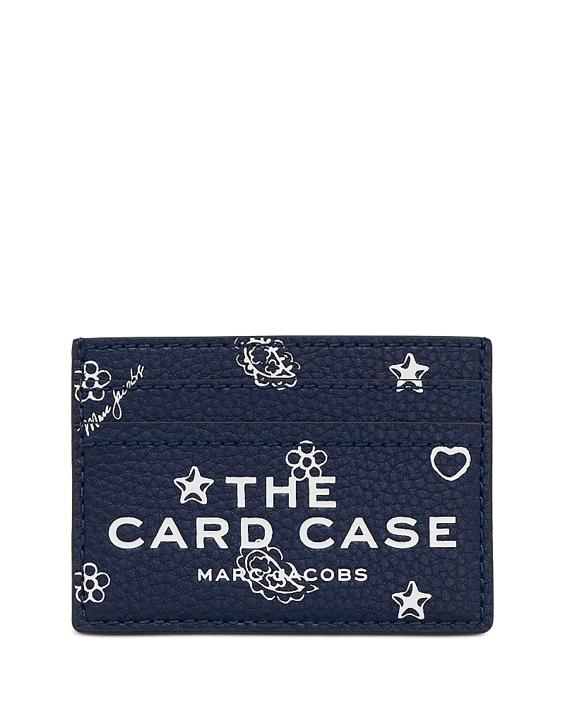 Marc Jacobs The Bandana Leather Card Case In Multi