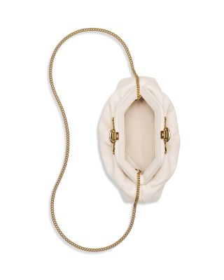 The Glam Claw Clip Leather Clutch