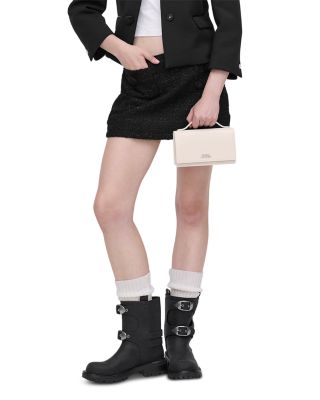 The Glam Mirror Leather Mini Bag