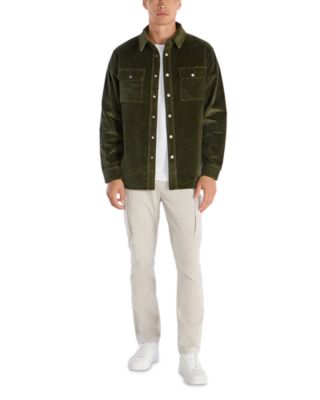 Snap Front Corduroy Overshirt