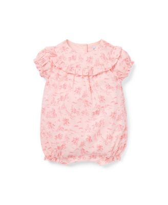 Girls' Western Toile Ruffle Romper - Baby