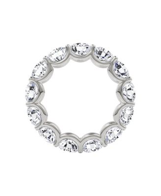Eternity Band in 18K Gold, 6.5ctw Round Brilliant Lab Grown Diamonds