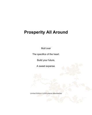 Prosperity All Around Crystal Sculpture - Limited Edition