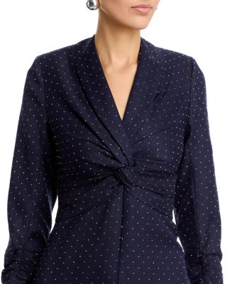 Asher Crystal-Embellished Twill Maxi Dress