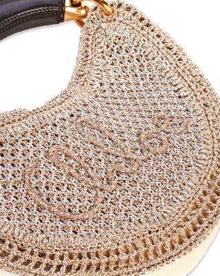 Summer Banana Mini Crocheted Hobo Bag