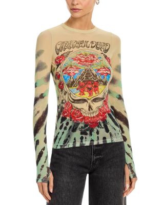 x Grateful Dead Delaina Long Sleeved Crewneck Tee