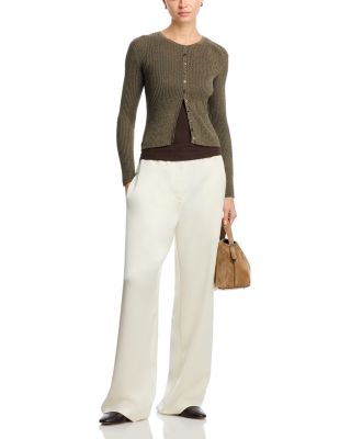 Blake Rib Crew Cardigan