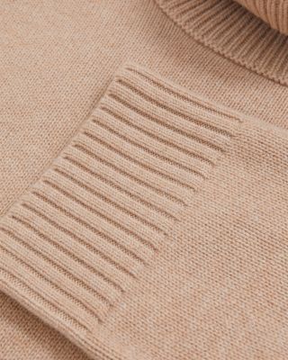 Wool & Cashmere Roll Neck Sweater