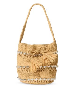 Atlas Raffia Bucket Bag 