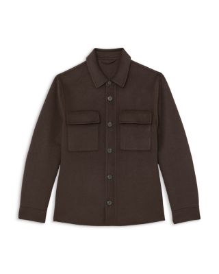 Net Long Sleeved Twin Pocket Overshirt