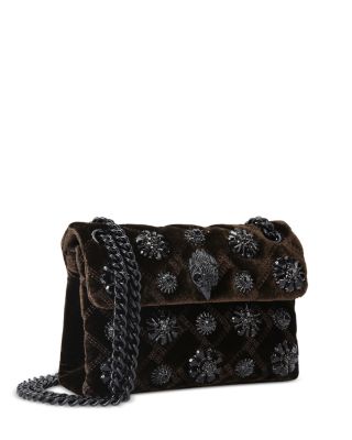 Kensington Mini Embellished Velvet Convertible Crossbody