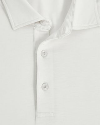 Porofino Long Sleeved Jersey Half Button Polo Shirt