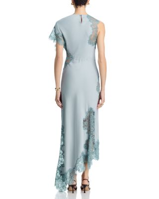 Alessia Lace Inset Asymmetrical Dress