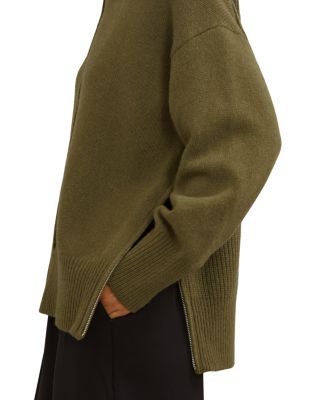 Wool Funnel Neck Sweater