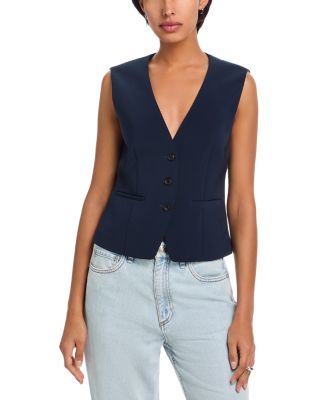 Jennifer Combo Crepe Blazer & Vest Set
