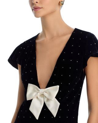 Melora Velvet Embellished Dress