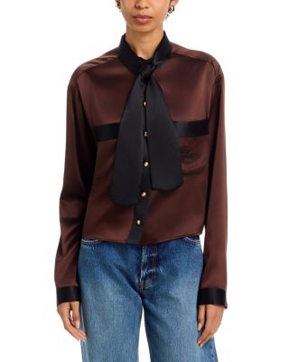 The Ritz Feminine Silk Blouse
