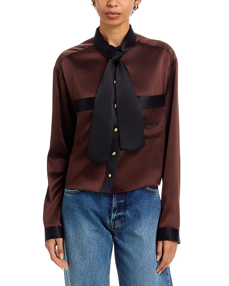 Frame The Ritz Feminine Silk Blouse