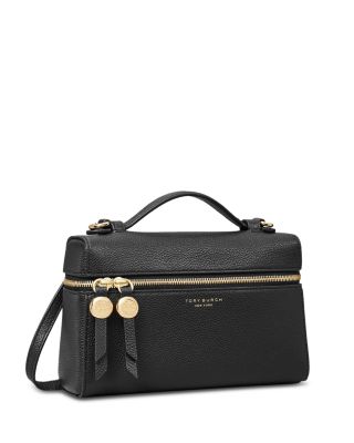 Slim Leather Top Handle Bag