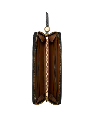 Romy Leather Zip Continental Wallet