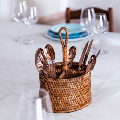 Rattan Condiment Holder