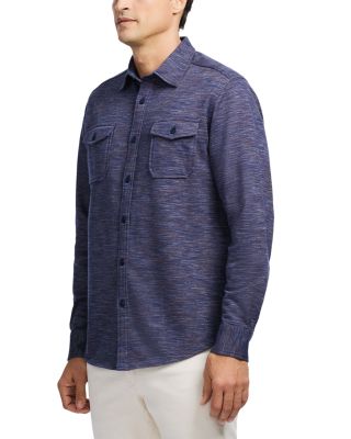 Storrs Long Sleeve Button Front Knit Shirt