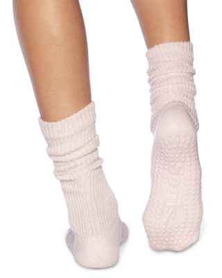 Baby Pink Cloud Grip Socks - thumbnail 3