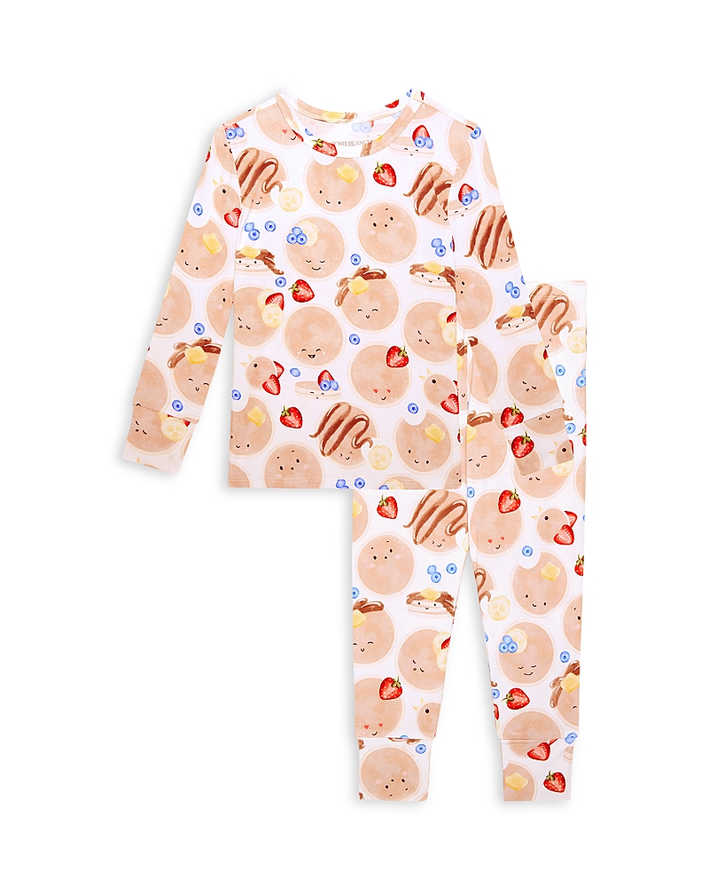 Posh Peanut Kids' Unisex Pancakes Classic Pajama Set - Toddler In Multi