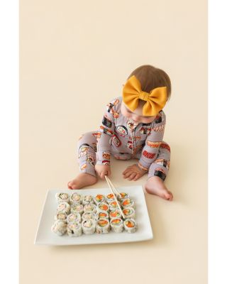 Unisex Sushi Mushi Convertible One Piece Jumpsuit Footie - Baby