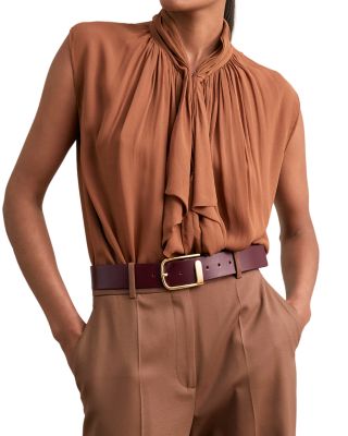 Women&#39;s Iyla Half Keeper Leather Belt