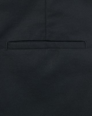 Side Pleat Tapered Trousers