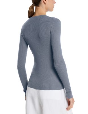 Cashmere Hutton Rib Top  