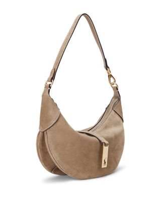 Polo ID Mini Suede Shoulder Bag