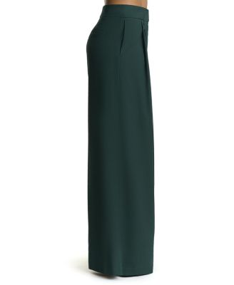 Suiting Pleated Wide-Leg Pant