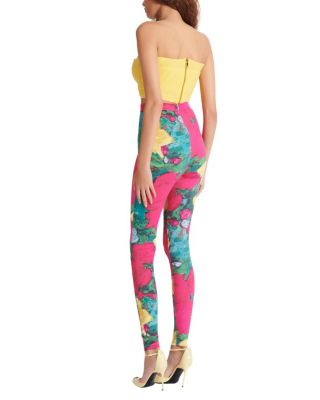  Jersey Leggings with Roses Print
