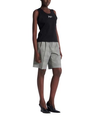  Relaxed Tank Top With Balmain Paris Brush Print