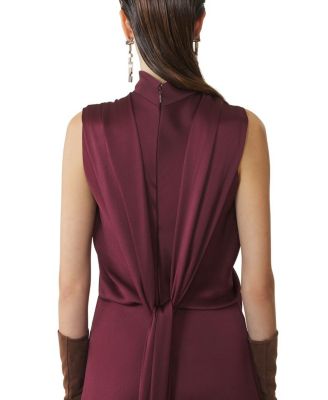  Long Jumpsuit in Satin