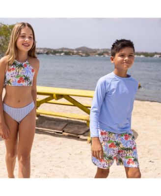 Boys' Seaside Long Sleeve Rash Top - Little Kid, Big Kid